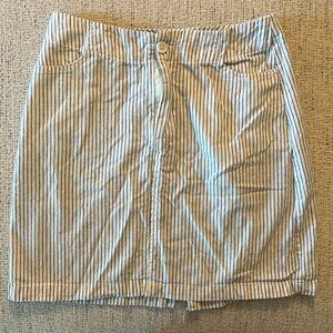 OS striped white skirt from Brandy Melville